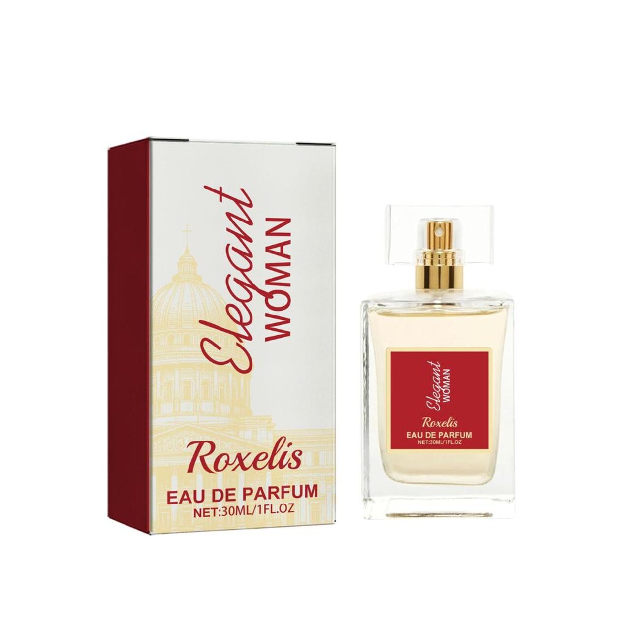 Roxelis - Red - Elegant Floral Fruity Eau De Parfum for Women - 1 Piece